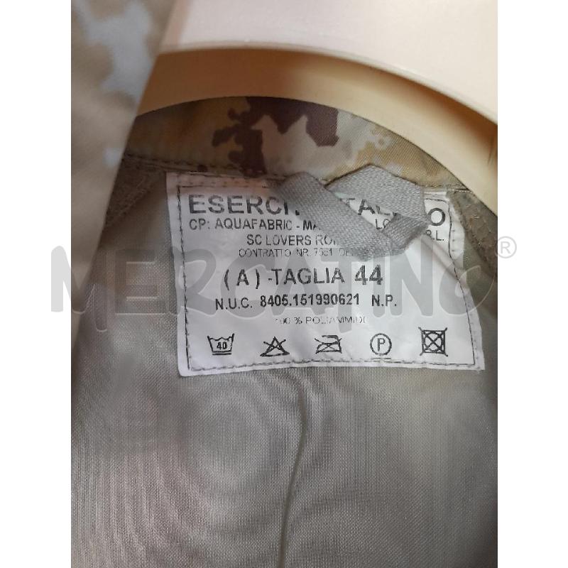 GIACCA UOMO MILITARE BEIGE MIMETICA | Mercatino dell'Usato Montesilvano 2