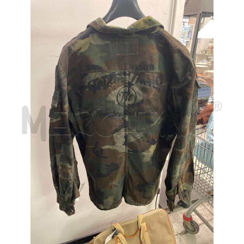 GIACCA UOMO TAYLOR TWEED VERDE MILITARE  | Mercatino dell'Usato Montesilvano 3