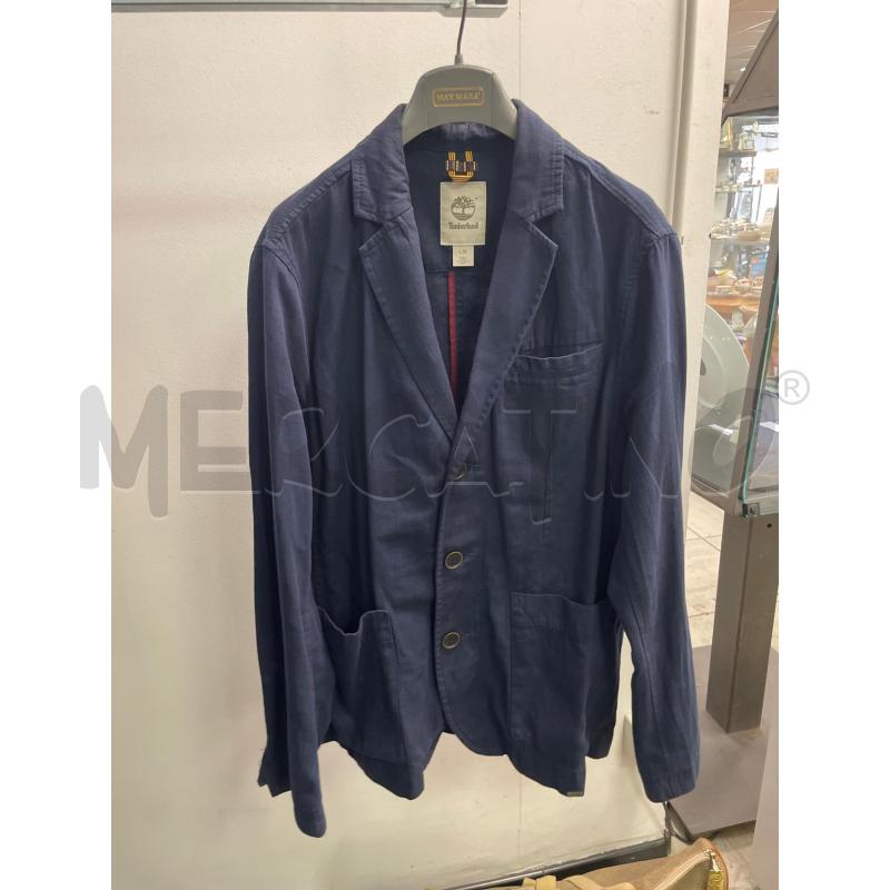 GIACCA UOMO TIMBERLAND BLU MISTO LINO | Mercatino dell'Usato Montesilvano 1