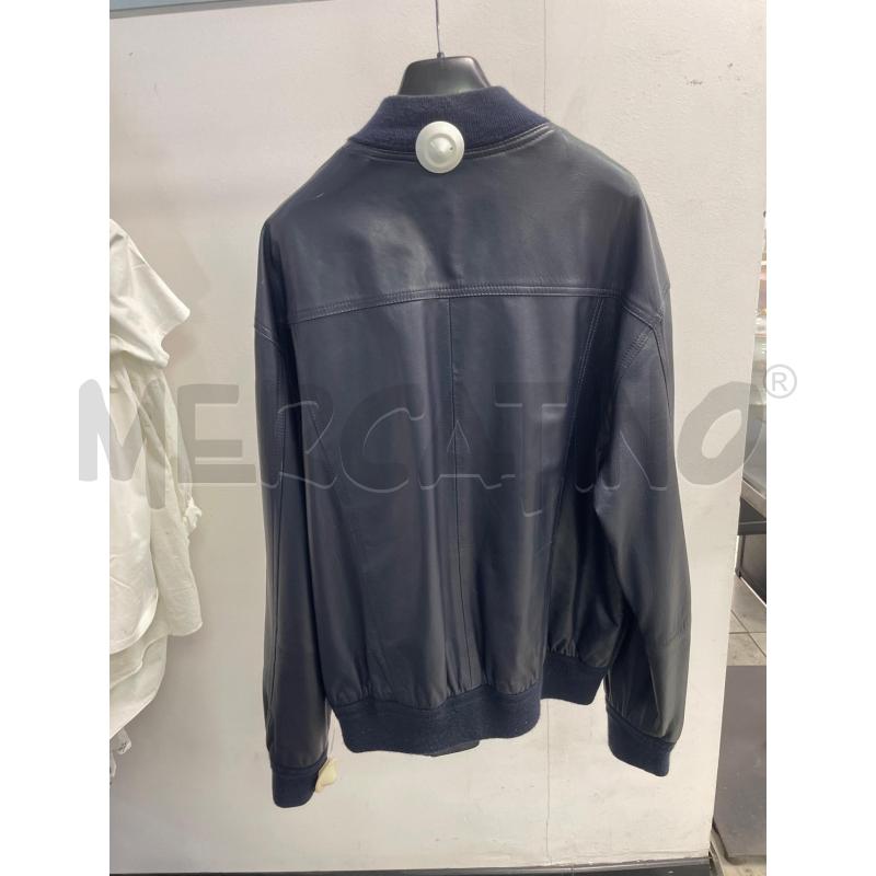 GIACCA UOMO VERA PELLE BLU  | Mercatino dell'Usato Montesilvano 2