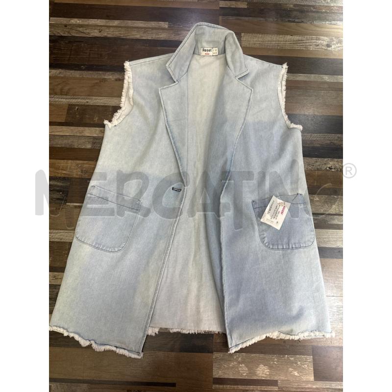 GILET DONNA DENIM RESET X BATA LAV CHIARO | Mercatino dell'Usato Montesilvano 1