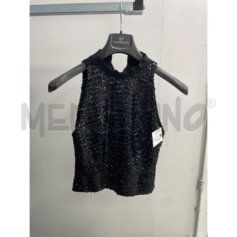 GILET DONNA HAPPENING NERO PAILLETTES ZIP | Mercatino dell'Usato Montesilvano 1