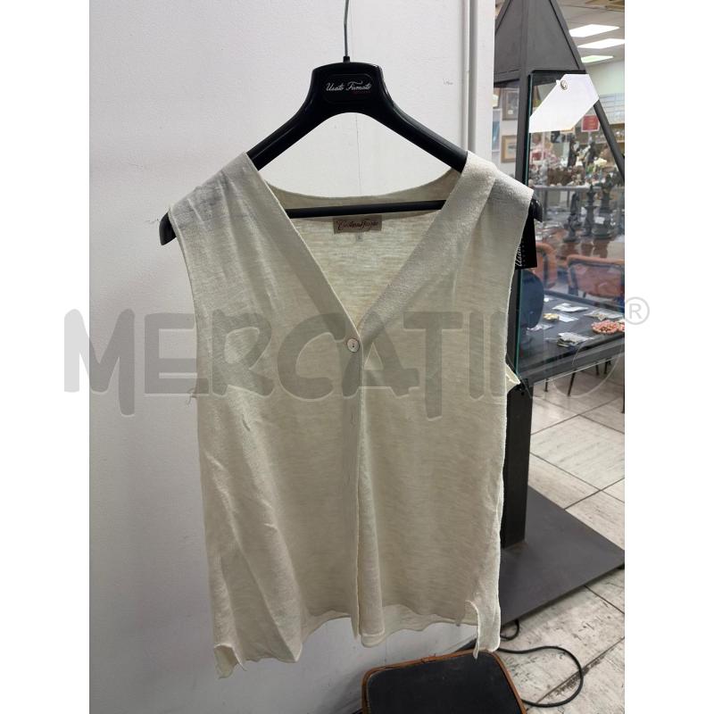 GILET UOMO FISSORE BIANCO TG XL | Mercatino dell'Usato Montesilvano 1