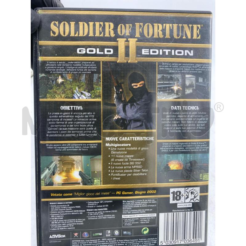 GIOCO COMPUTER SOLDIER OF FORTUNE GOLD EDITION | Mercatino dell'Usato Montesilvano 3