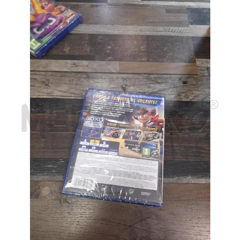 GIOCO PS4 CTR CRASH TEAM RACING SIGILLATO | Mercatino dell'Usato Montesilvano 2