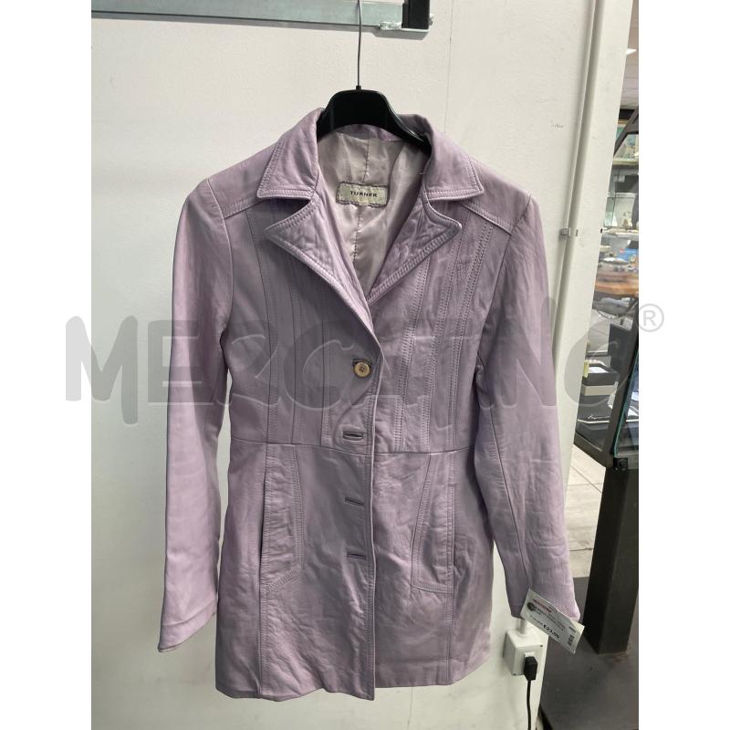 GIUBBINO DONNA LILLA PELLE  | Mercatino dell'Usato Montesilvano 1