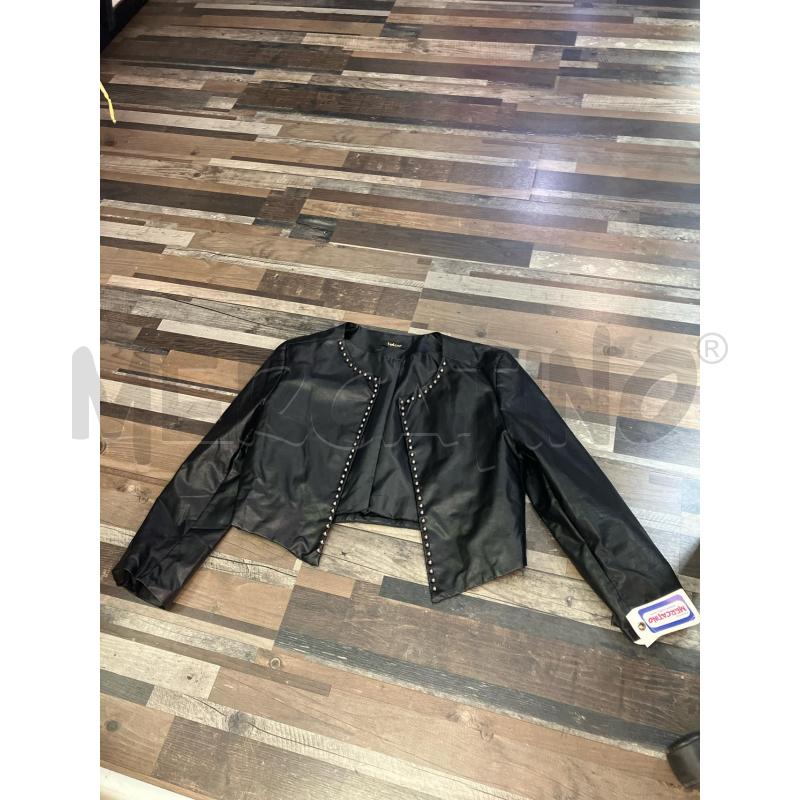 GIUBBINO DONNA NERO ECO PELLE TALCO | Mercatino dell'Usato Montesilvano 1