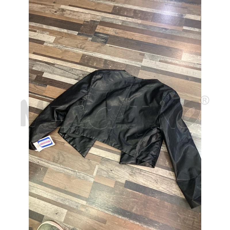 GIUBBINO DONNA NERO ECO PELLE TALCO | Mercatino dell'Usato Montesilvano 3