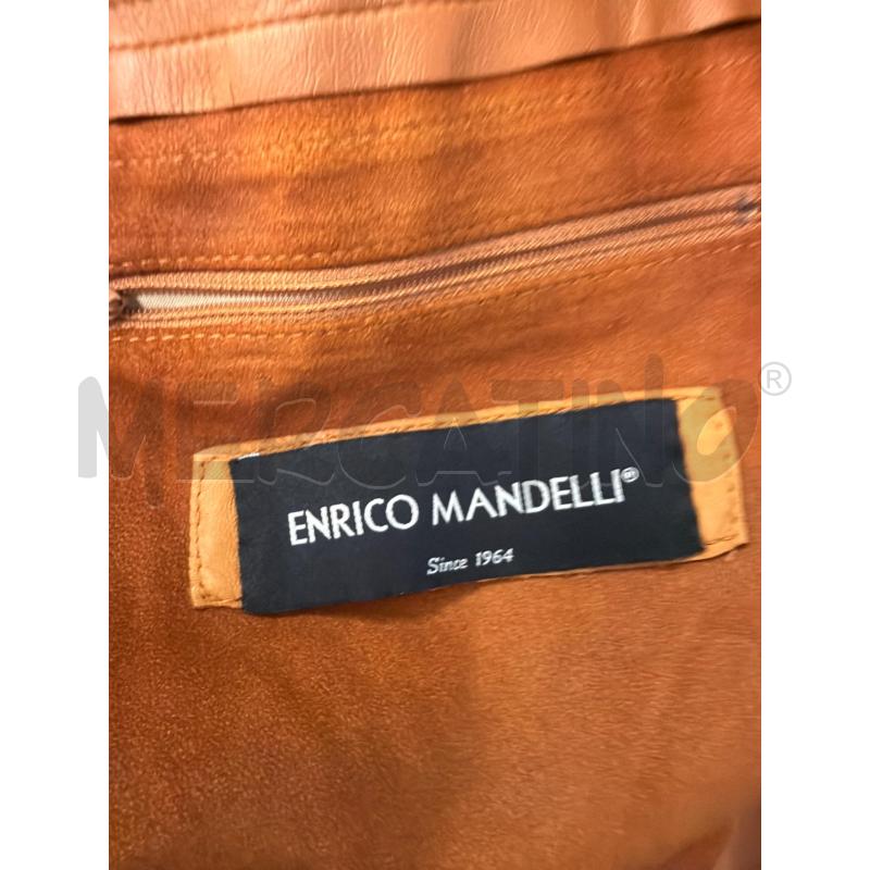 GIUBBINO UOMO ENRICO MANDELLI PELLE MARRONCINO | Mercatino dell'Usato Montesilvano 3