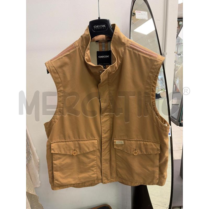 GIUBBINO UOMO GILET EBEIGE GEOX TG 42 | Mercatino dell'Usato Montesilvano 1