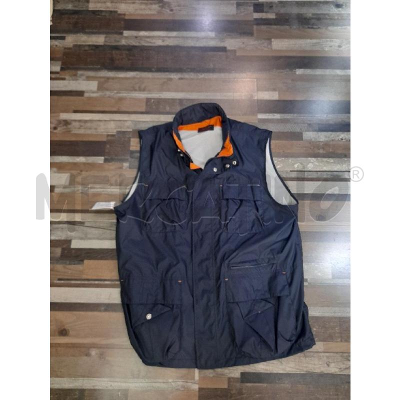 GIUBBINO UOMO GILET PAUL & SHARK4 XL BLU ARANCIONE  | Mercatino dell'Usato Montesilvano 1