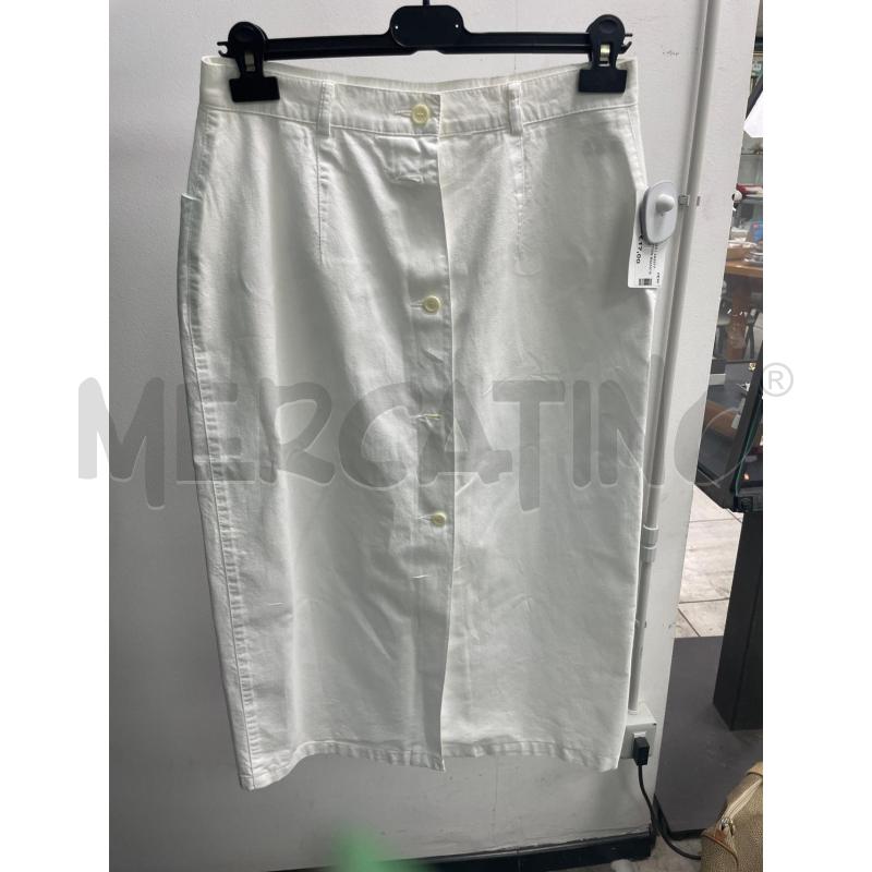 GONNA BENETTON BIANCA LUNGA | Mercatino dell'Usato Montesilvano 1