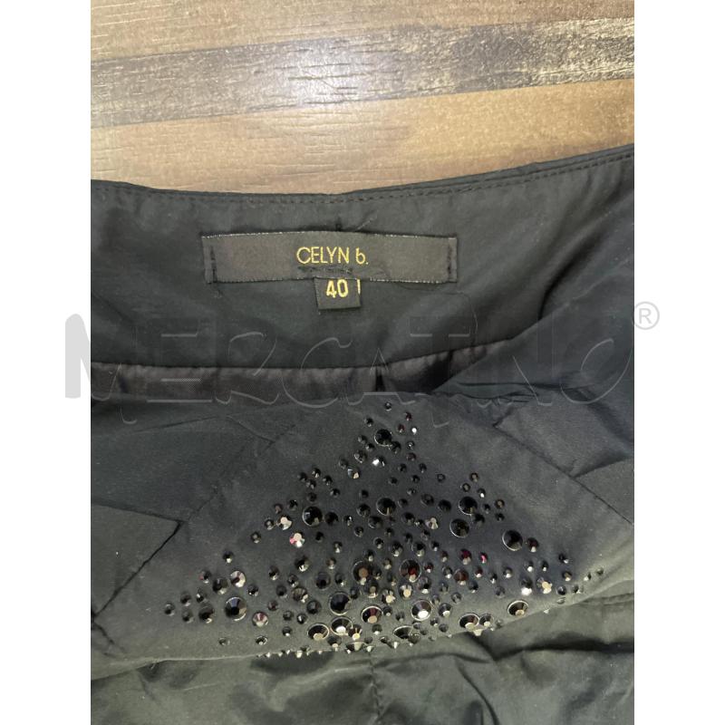 GONNA CELYN B. NERA TESSUTO TECNICO PALLONCINO STRASS ROMBO | Mercatino dell'Usato Montesilvano 2