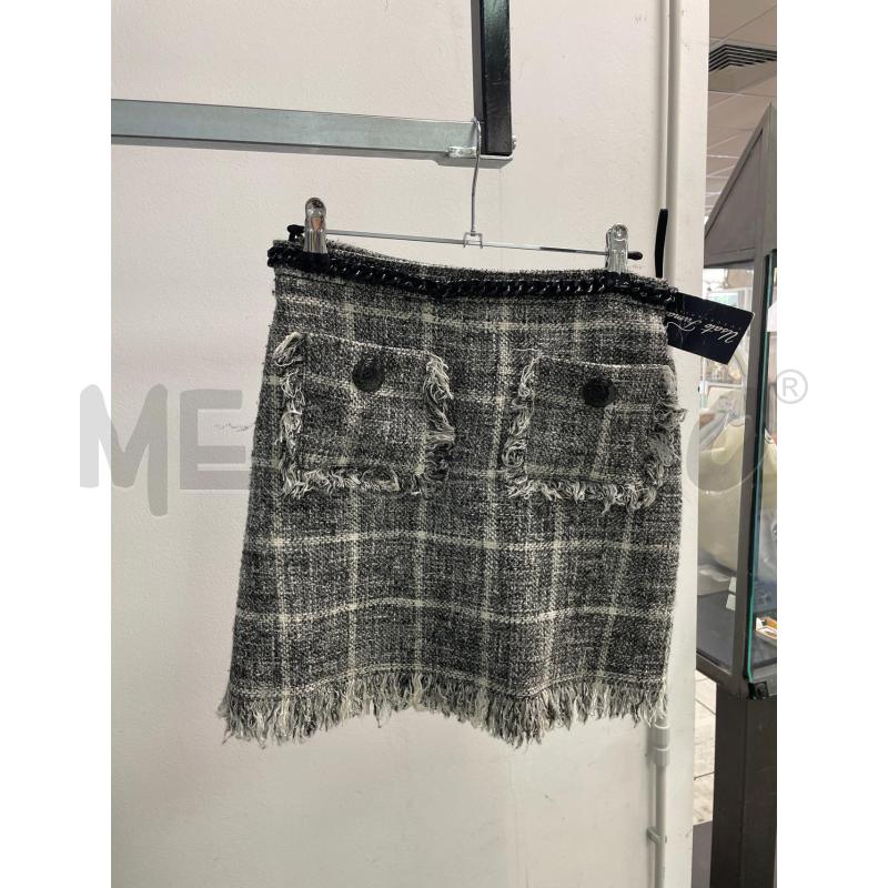 GONNA ELISABETTA FRANCHI TWEED GRIGIA | Mercatino dell'Usato Montesilvano 1