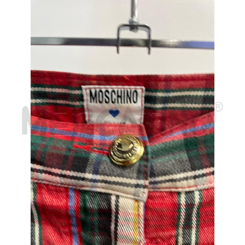 GONNA MOSCHINO QUADRI ROSSA BIANCA TG 40 | Mercatino dell'Usato Montesilvano 2
