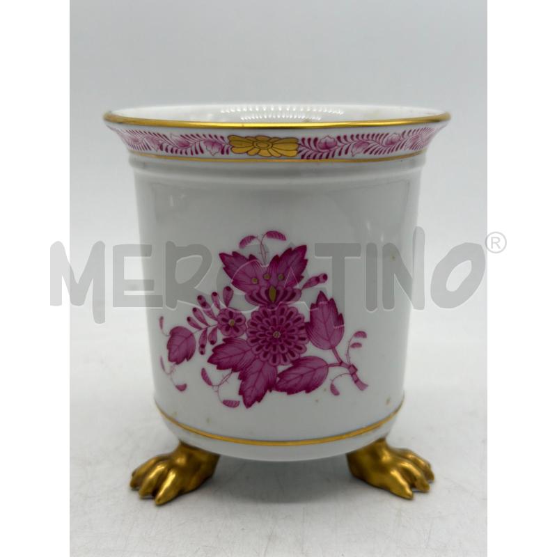 HEREND HUNGARY VASETTO H.10CM DIAMETRO 9,3CM | Mercatino dell'Usato Montesilvano 1