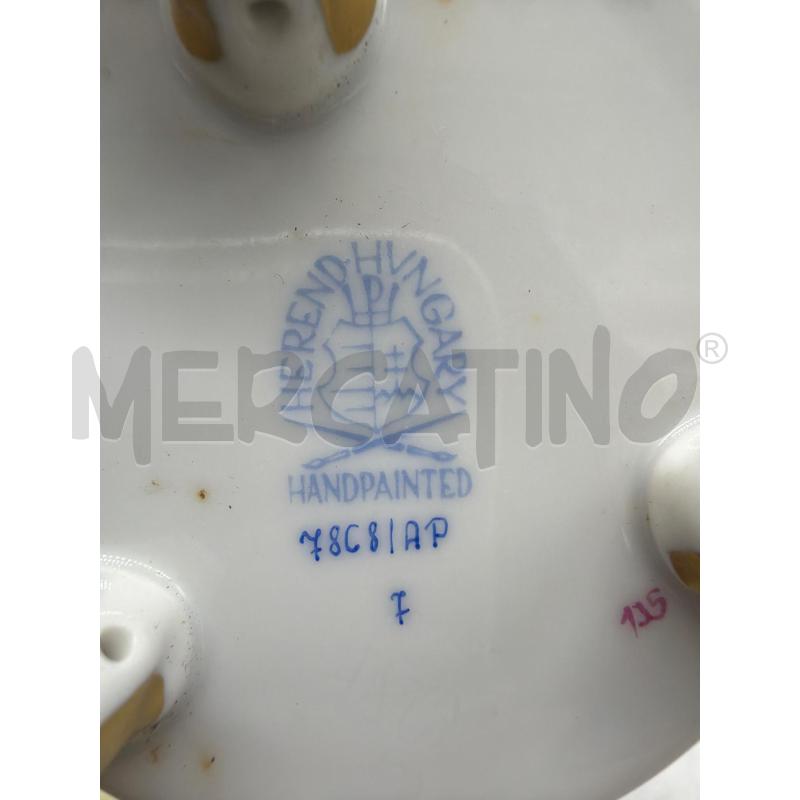 HEREND HUNGARY VASETTO H.10CM DIAMETRO 9,3CM | Mercatino dell'Usato Montesilvano 2