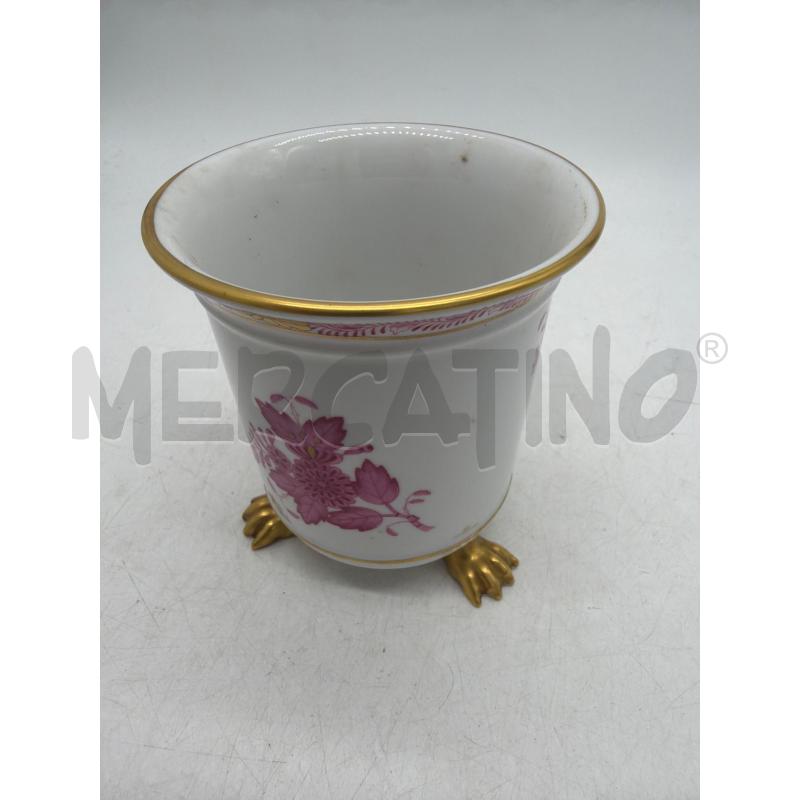 HEREND HUNGARY VASETTO H.10CM DIAMETRO 9,3CM | Mercatino dell'Usato Montesilvano 3