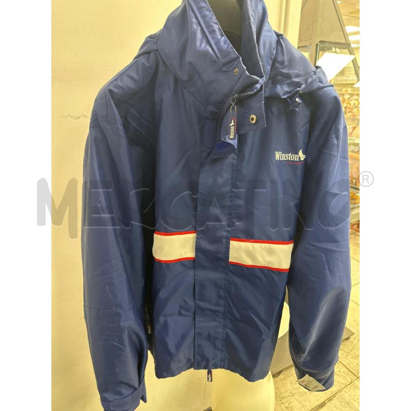 IMPERMEABILE UOMO WINSTON BLU  | Mercatino dell'Usato Montesilvano 1