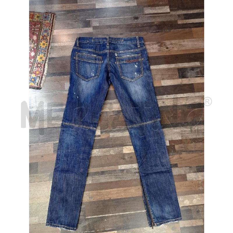 JEANS DONNA DSQUARED JEANS LAVAGGIO SCURO STRAPPATI | Mercatino dell'Usato Montesilvano 3