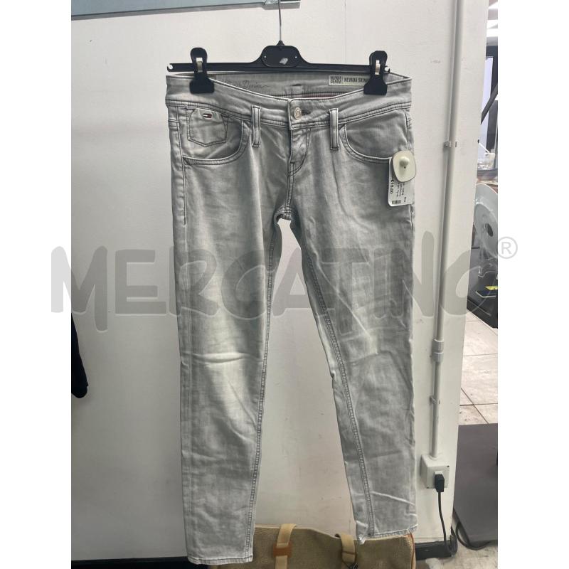 JEANS DONNA GRIGIO TOMMY HILFIGER SKINNY | Mercatino dell'Usato Montesilvano 1