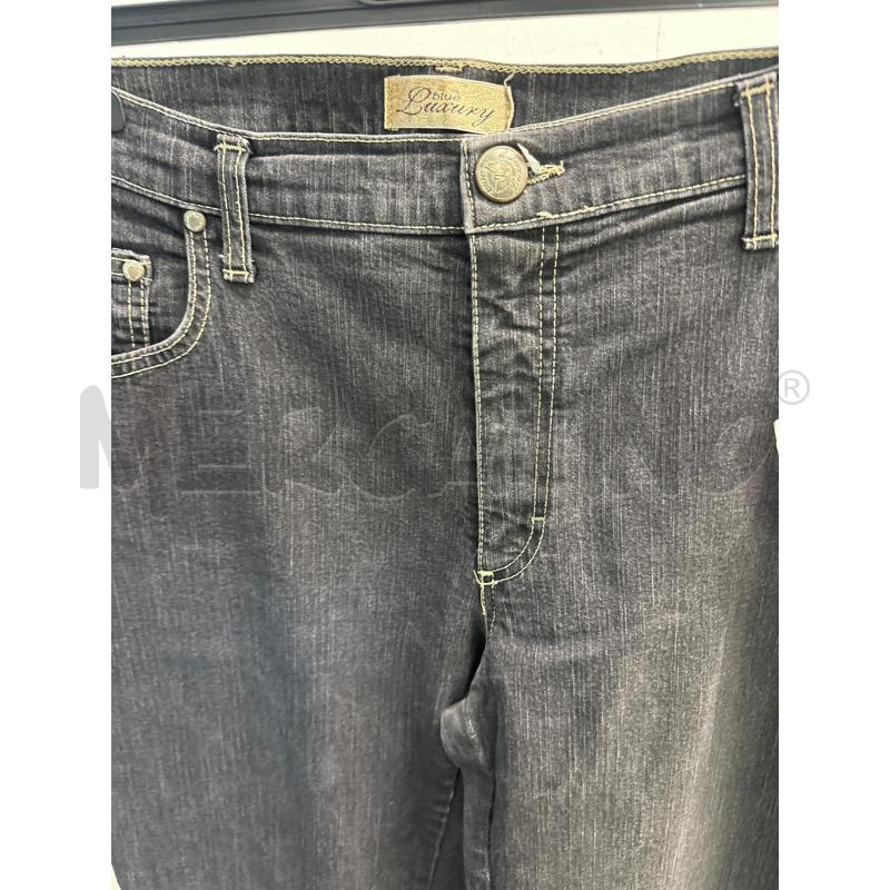 JEANS DONNA LUXURY NERI TG GRANDE  | Mercatino dell'Usato Montesilvano 2