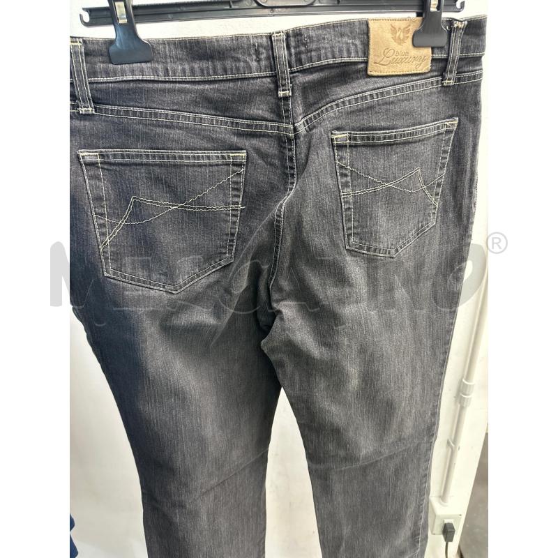 JEANS DONNA LUXURY NERI TG GRANDE  | Mercatino dell'Usato Montesilvano 3