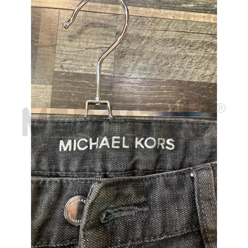 JEANS DONNA MICHAEL KORS GRIGIO STRASS GIALLI ARGENTATI STRAPPATI | Mercatino dell'Usato Montesilvano 2