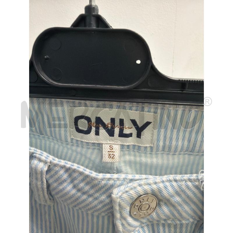 JEANS DONNA ONLY BIANCO RIGHE CELESTI TASCHE | Mercatino dell'Usato Montesilvano 2