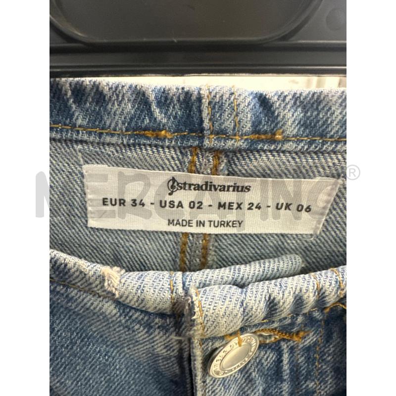 JEANS DONNA STRADIVARIUS VITA ALTA LAV CHIARO | Mercatino dell'Usato Montesilvano 2