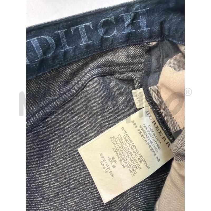 JEANS UOMO BURBERRY MOULINE INDIGO -MAI USATI | Mercatino dell'Usato Montesilvano 4