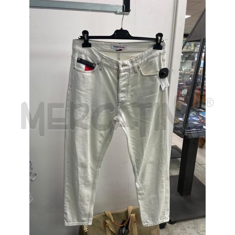 JEANS UOMO TOMMY JEANS BIANCO  | Mercatino dell'Usato Montesilvano 1