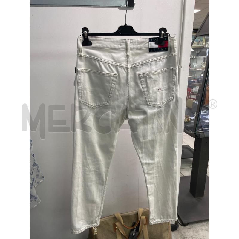 JEANS UOMO TOMMY JEANS BIANCO  | Mercatino dell'Usato Montesilvano 3