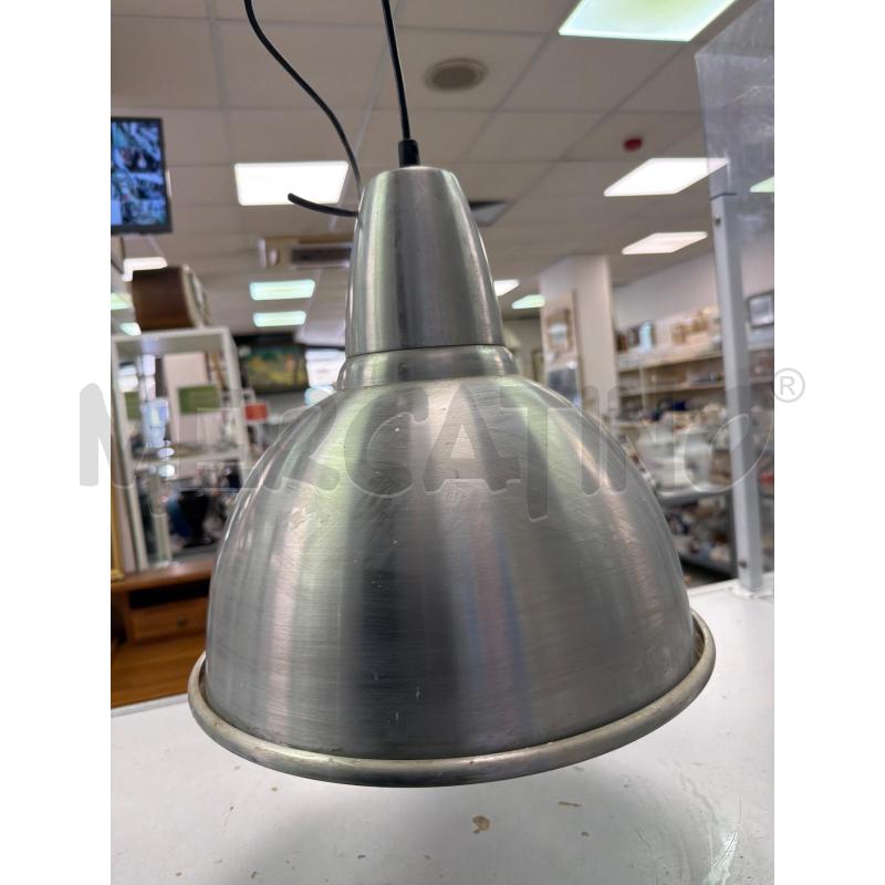 LAMPADARIO CAMPANA ALLUMINIO STILÒE INDUSTRIAL 1 LUCE | Mercatino dell'Usato Montesilvano 1