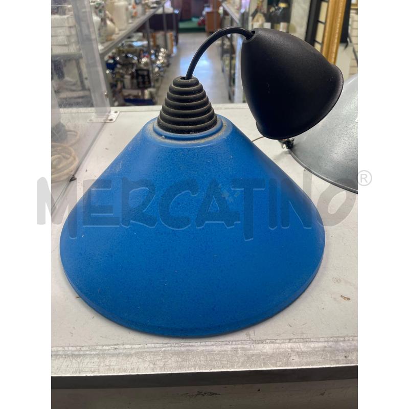 LAMPADARIO CAMPANA BLU | Mercatino dell'Usato Montesilvano 1