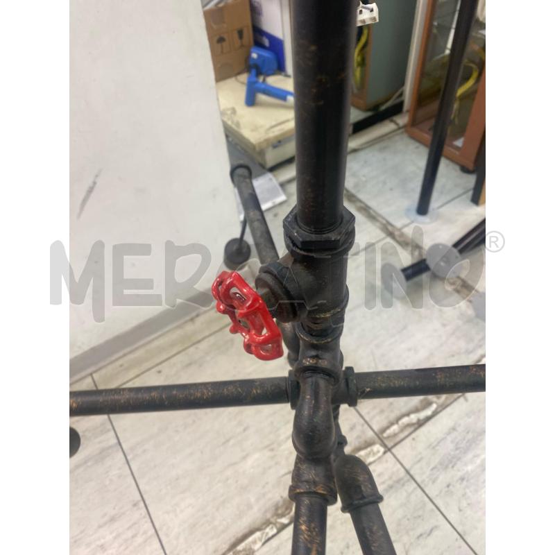 LAMPADARIO FERRO CHIAVETTA ROSSA 6 BRACCIA | Mercatino dell'Usato Montesilvano 2