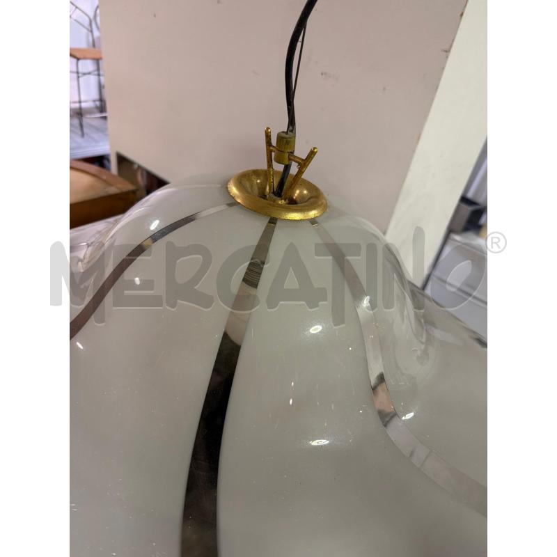 LAMPADARIO VETRO GRANDE CAMPANA 1 LUCE 60CM | Mercatino dell'Usato Montesilvano 3