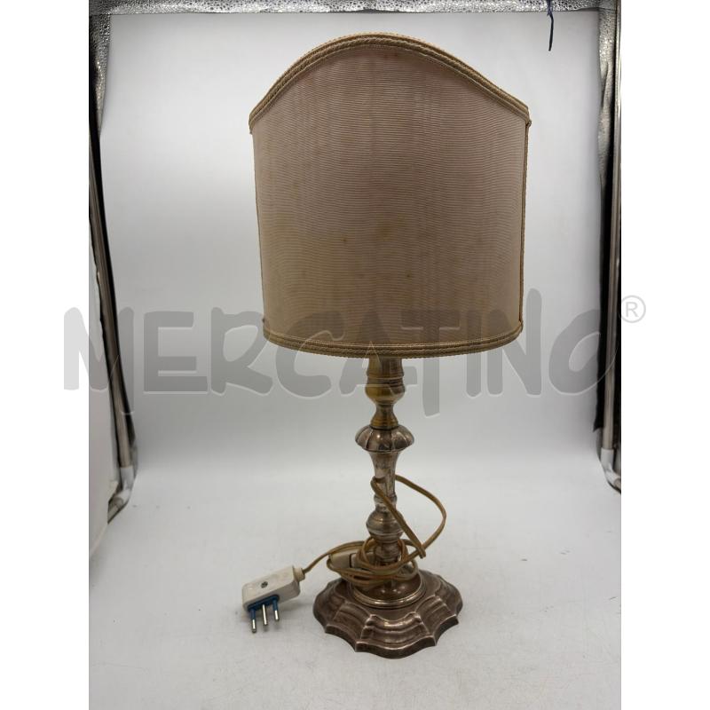 LAMPADA ARGENTATA PARLUME BEIGE | Mercatino dell'Usato Montesilvano 1