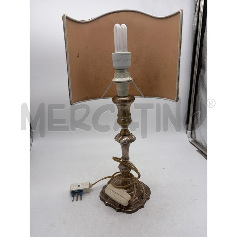 LAMPADA ARGENTATA PARLUME BEIGE | Mercatino dell'Usato Montesilvano 2