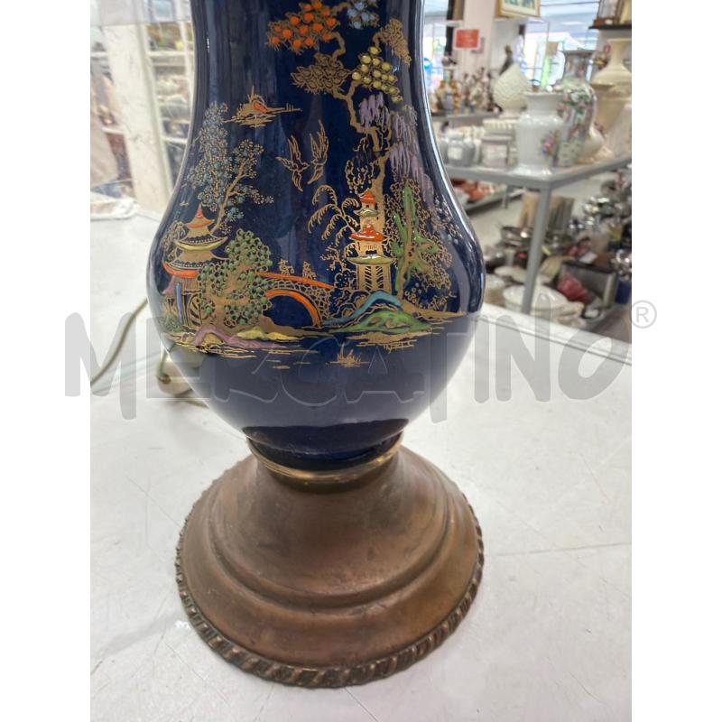 LAMPADA TAVOLO CERAMICA BLU H.45CM | Mercatino dell'Usato Montesilvano 2