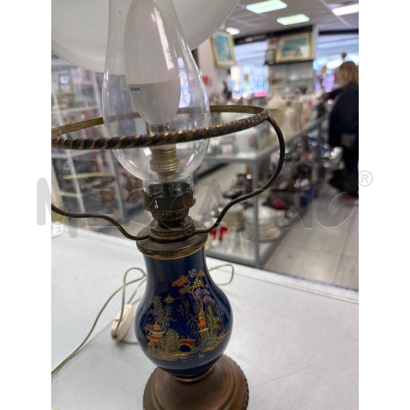 LAMPADA TAVOLO CERAMICA BLU H.45CM | Mercatino dell'Usato Montesilvano 3