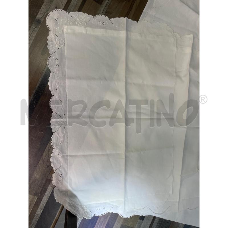 LENZUOLA MATRIMONIALEN 2 + 2 FEDRE RICAMATO  | Mercatino dell'Usato Montesilvano 2