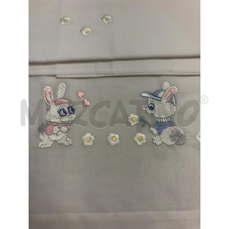 LENZUOLO LETTINO BAMBINO CONIGLIETTI | Mercatino dell'Usato Montesilvano 2