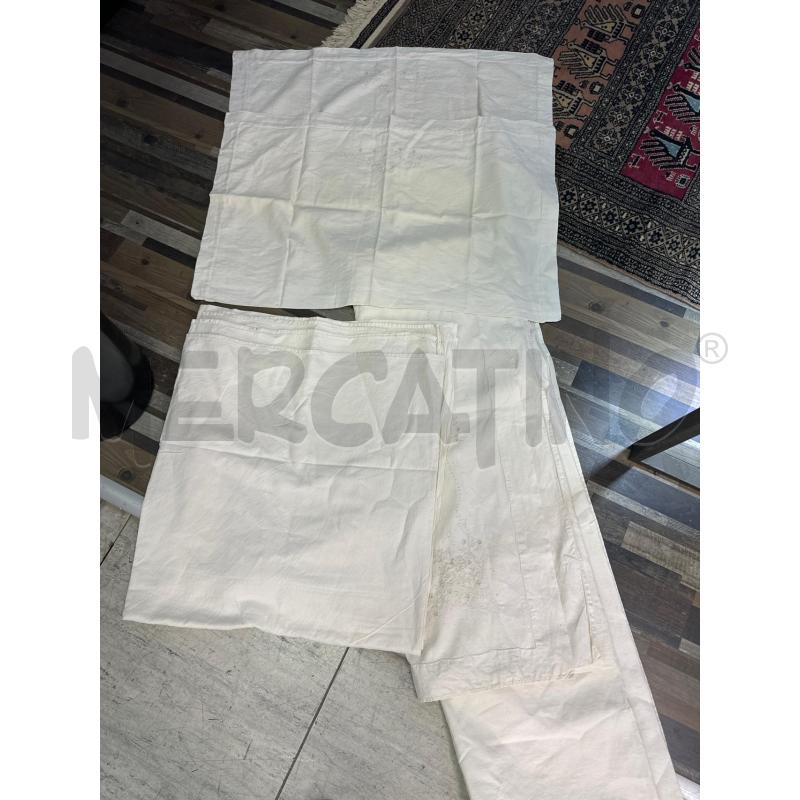 LENZUOLO MATRIMONIALE 2+FEDERE RICAMATO  | Mercatino dell'Usato Montesilvano 1