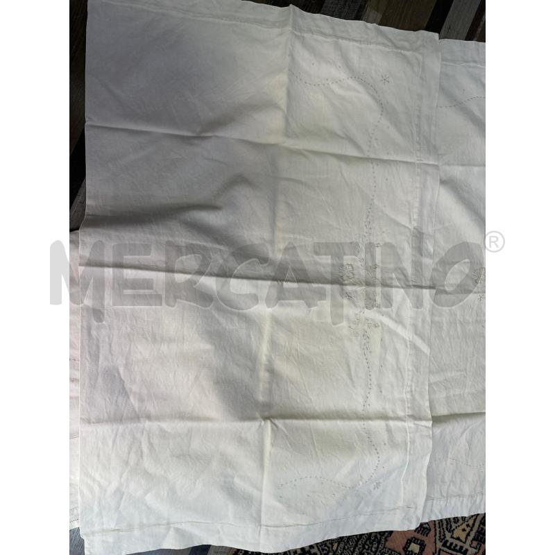 LENZUOLO MATRIMONIALE 2+FEDERE RICAMATO  | Mercatino dell'Usato Montesilvano 4