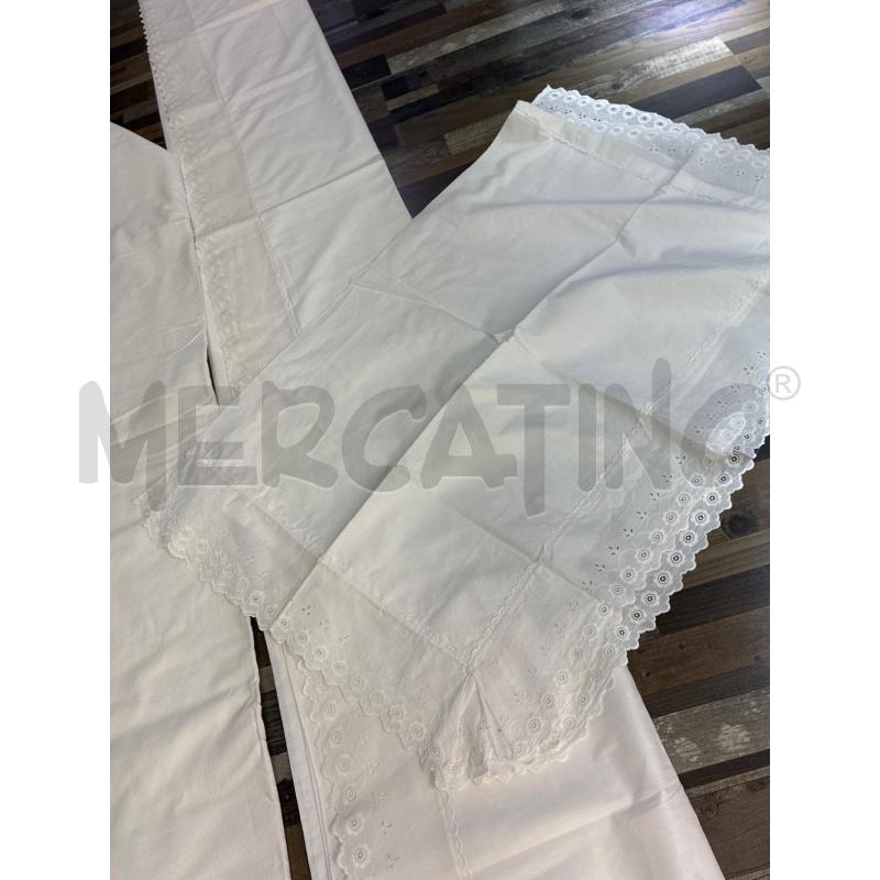 LENZUOLO MATRIMONIALE N 2 PIZZO SAN GALLO + 2 FEDERE | Mercatino dell'Usato Montesilvano 2