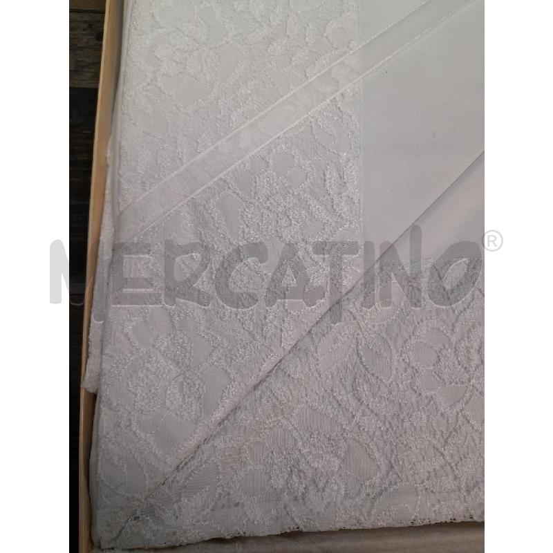 LENZUOLO MATRIMONIALE N 2 + FEDERE BORDO ÈPIZZO | Mercatino dell'Usato Montesilvano 2
