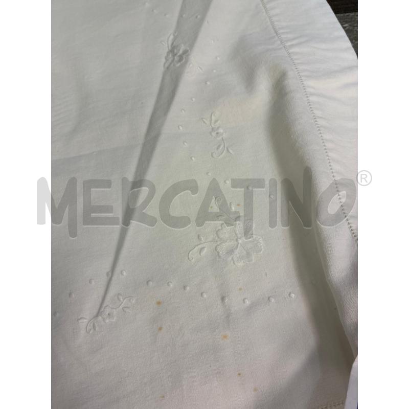 LENZUOLO MATRIMONIALE RICAMATO+2 FEDERE MACCHIATO | Mercatino dell'Usato Montesilvano 2