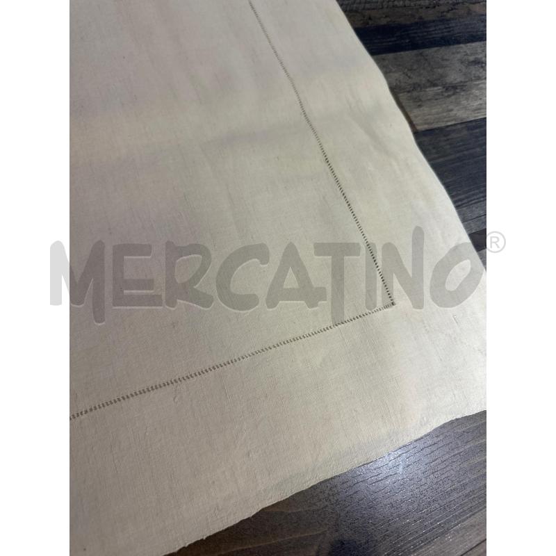 LENZUOLO MATRIMONIALE RICAMATO INIZIALI + 2 FEDERE PICCOLE | Mercatino dell'Usato Montesilvano 3