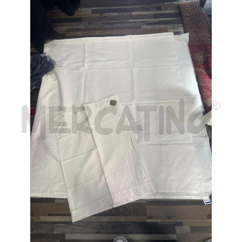 LENZUOLO MATRIMONIALE + 2 FEDERE DIVERSE MISTO LINO RICAMO FIORI  | Mercatino dell'Usato Montesilvano 1
